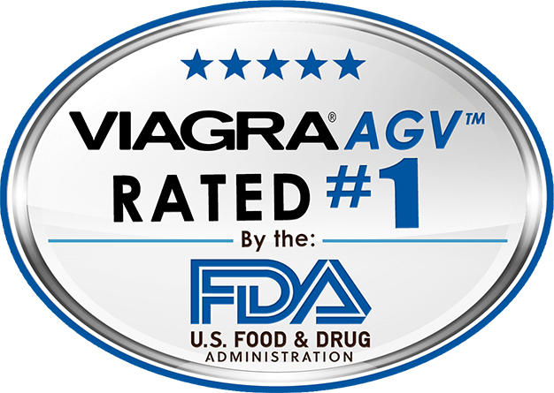 badge saying: Viagra AGV rated #1 by FDA